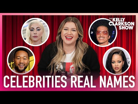 Kelly Clarkson Guesses Celebrities' Real Names | Digital Exclusive