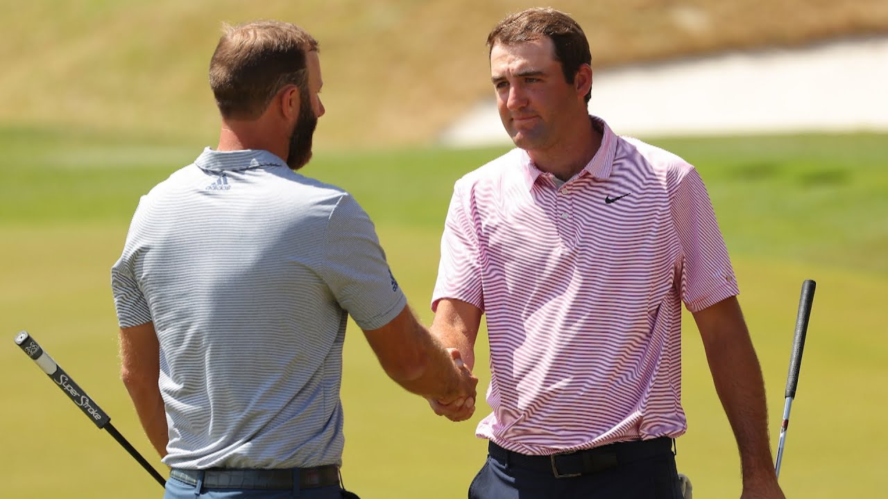 Highlights Scottie Scheffler vs. Dustin Johnson WGCDell Match Play