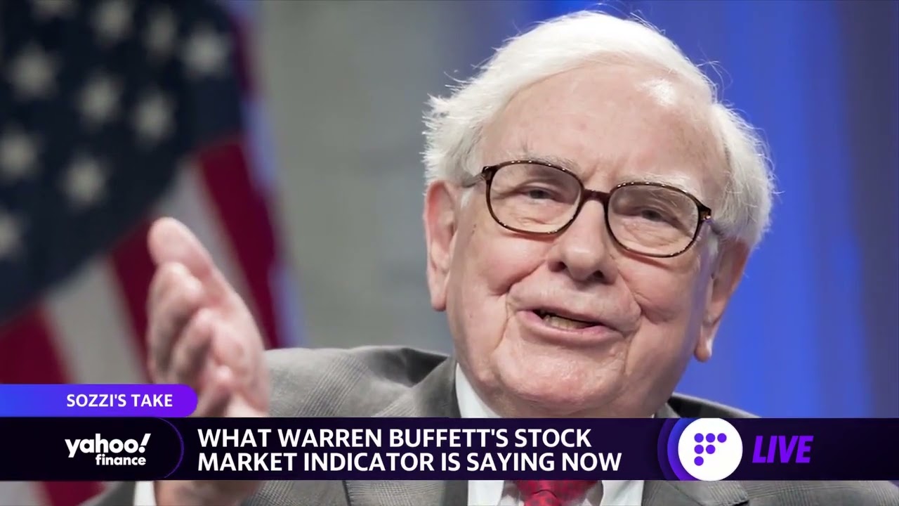Warren Buffett’s market indicator points to overvalued stocks The