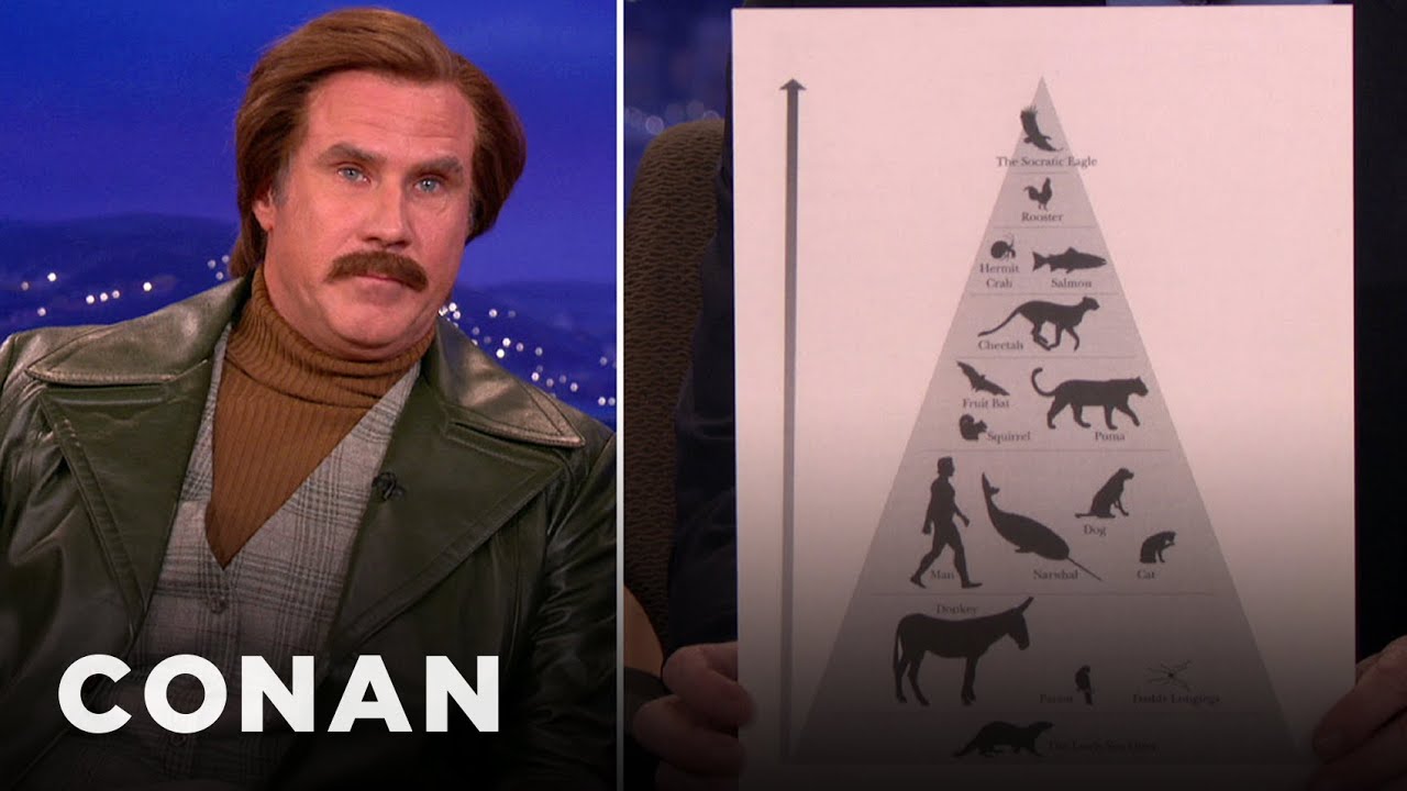 Ron Burgundy Ranks The World's Most Intelligent Animals CONAN on TBS