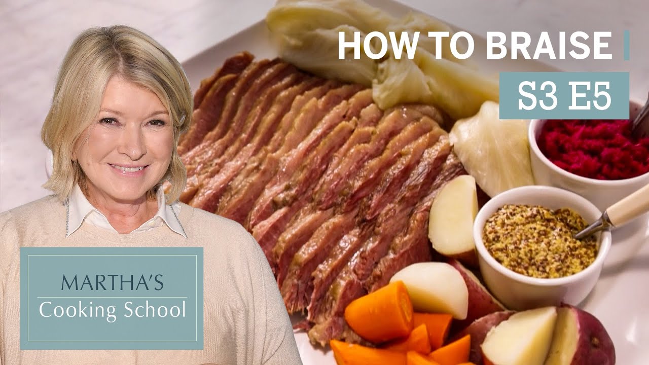 Martha Stewart Teaches You How to Braise Martha's Cooking School S3E5 "Braising" The Global
