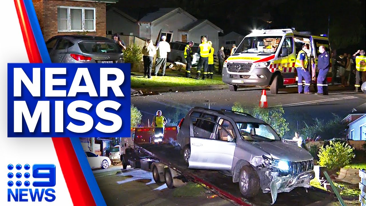 Sydney woman escapes injury after car crashes into her bedroom | 9 News ...