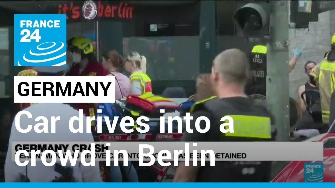 Car drives into a crowd in Berlin shopping street, one dead • FRANCE 24 ...