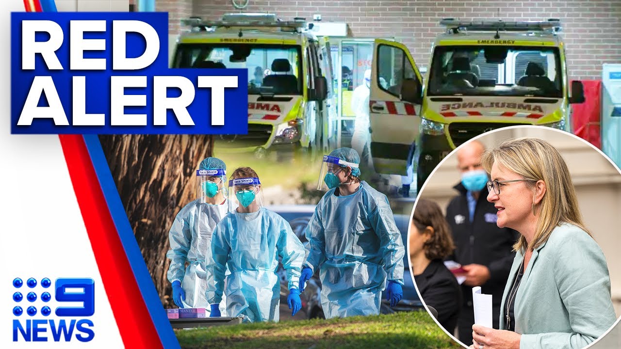 Health system cripples as seventh Code Red declared by Ambulance Victoria 9 News Australia