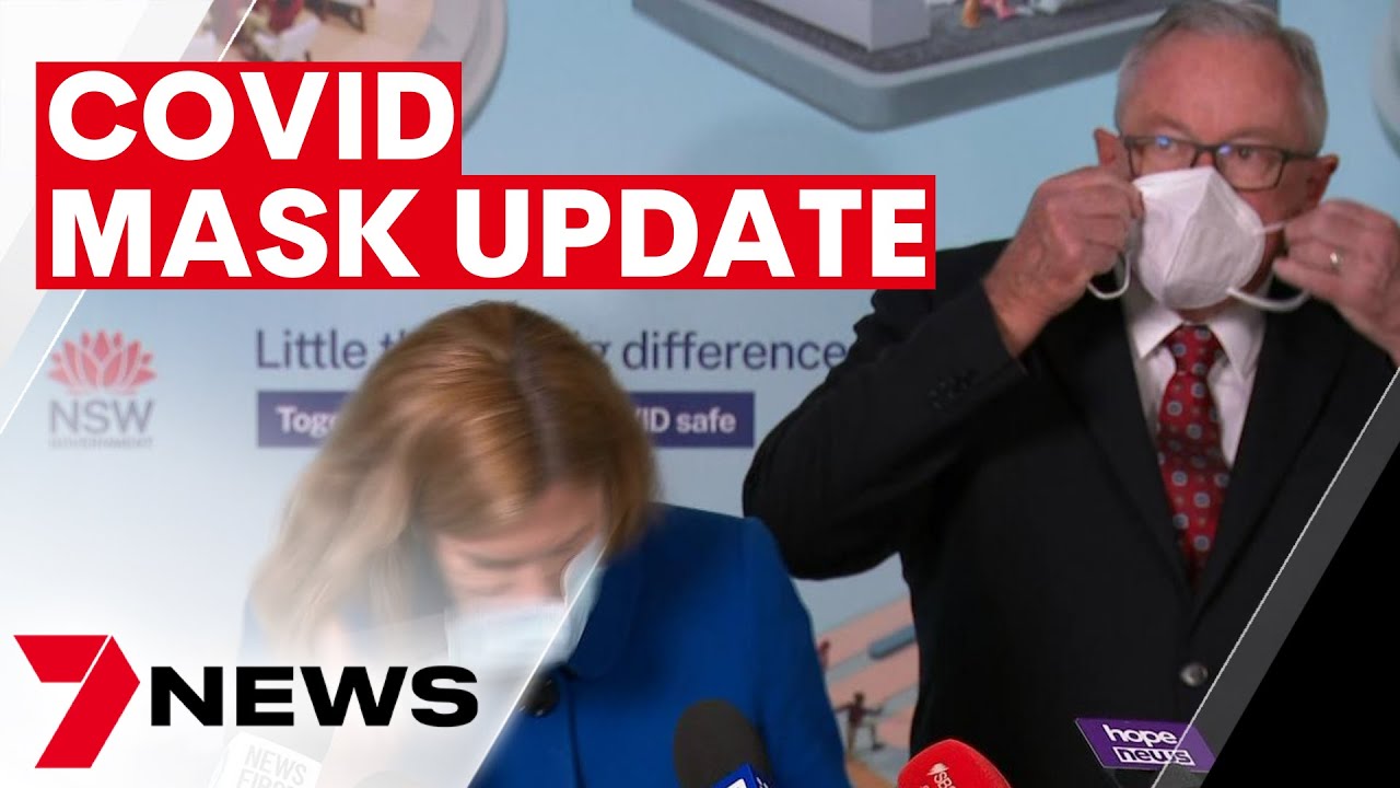 NSW COVID19 mask update from NSW Chief Health Officer Dr Kerry Chant