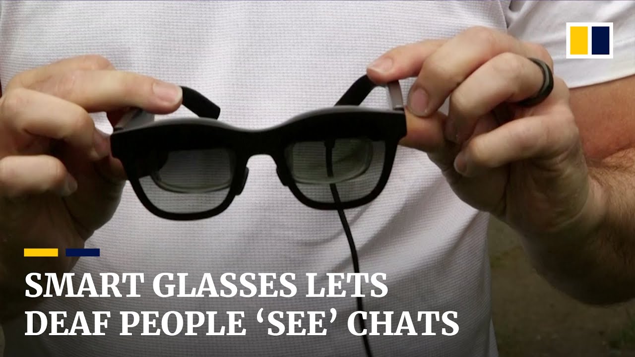 Livecaption glasses let deaf people read conversations using augmented