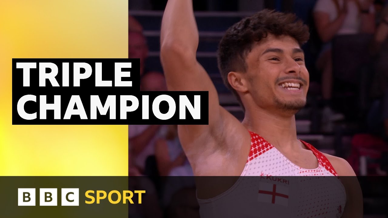 Gymnastics Jake Jarman wins third gold with floor victory Commonwealth Games The Global Herald