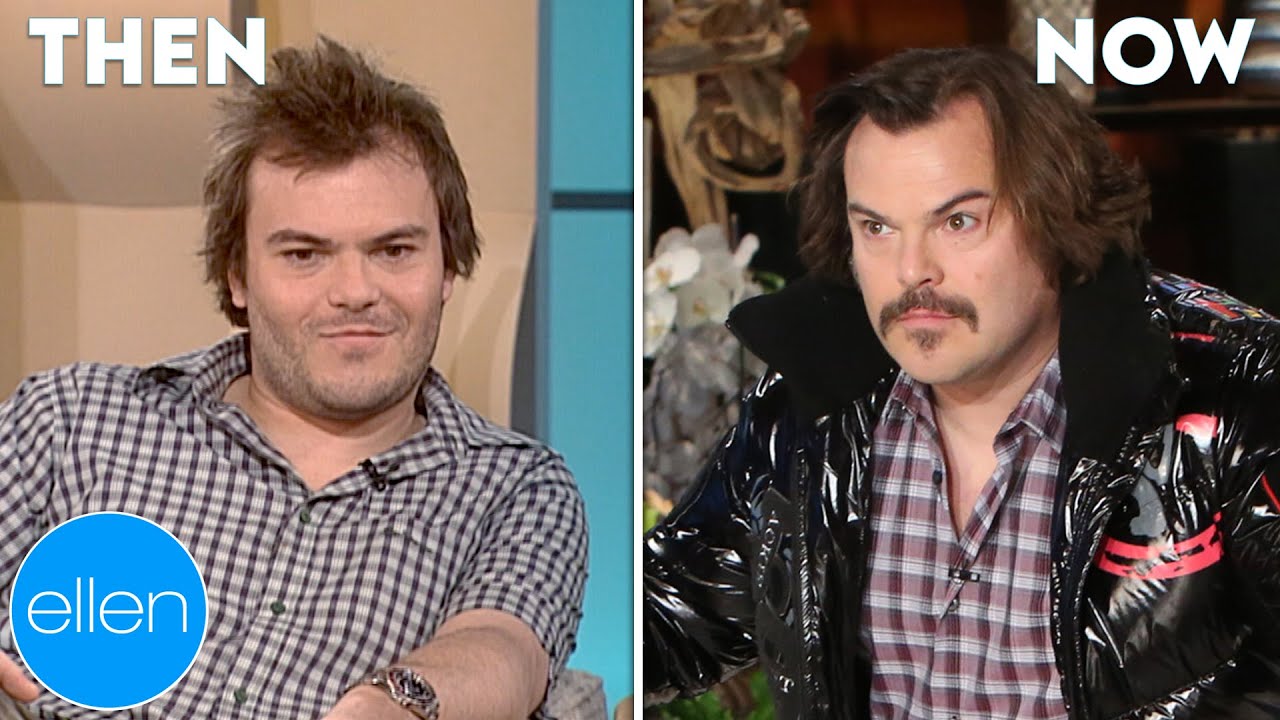 Then and Now Jack Black's First and Last Appearances on 'The Ellen