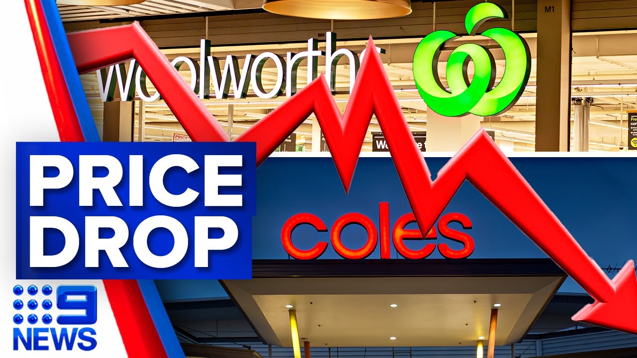 Coles and Woolworths drop prices on hundreds of products 9 News