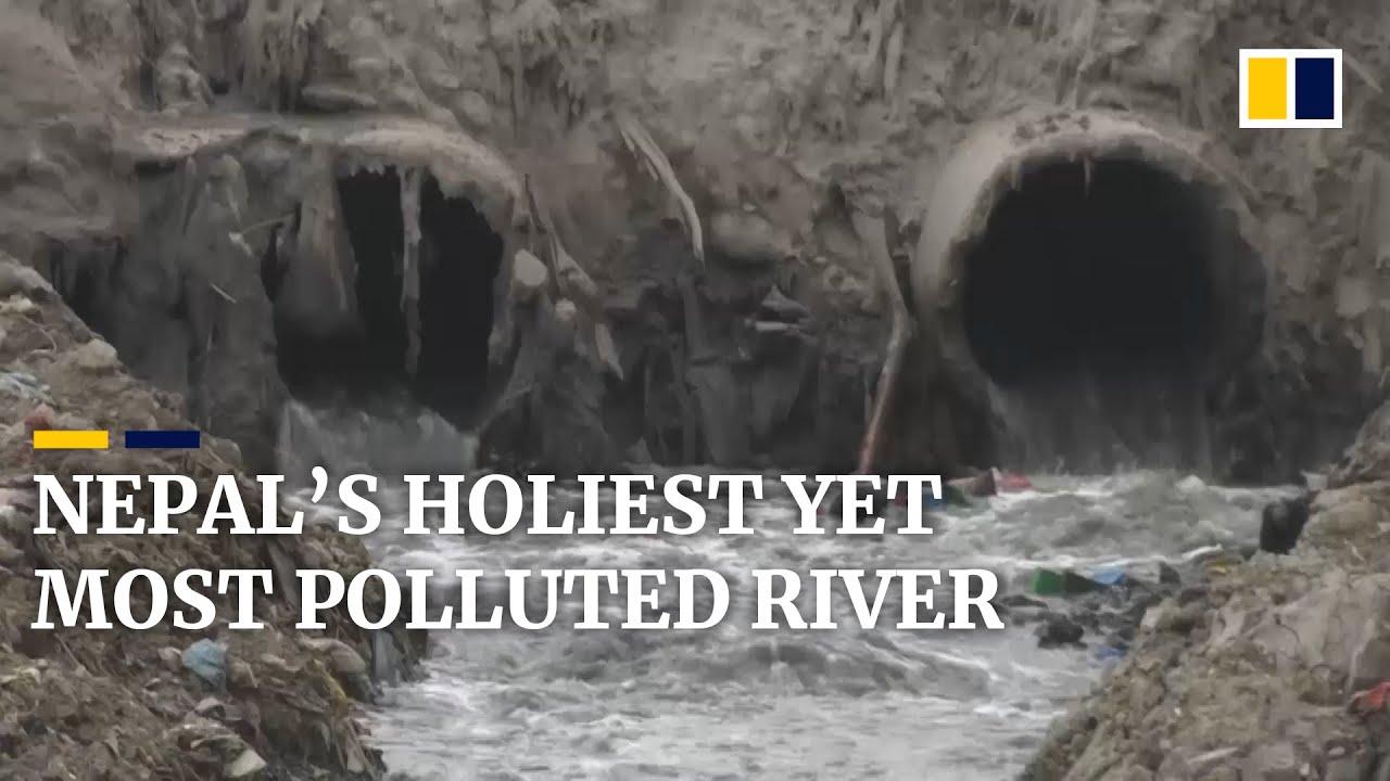 Nepal’s holy Bagmati River contaminated with sewage and rubbish The