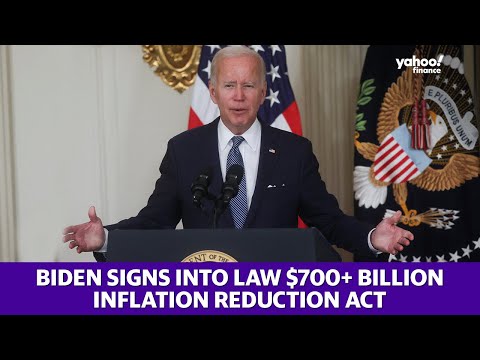 President Biden signs $700+ billion Inflation Reduction Act into law ...