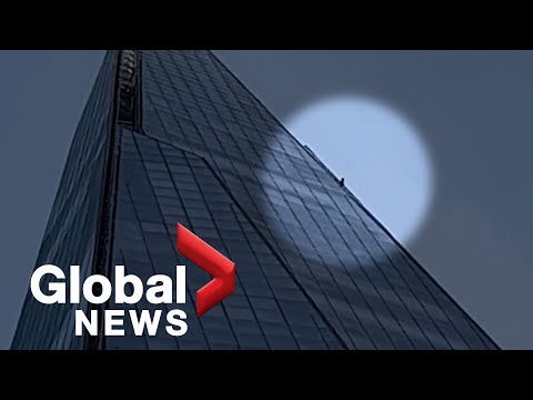 Free climber on London’s Shard building arrested after scaling UK’s