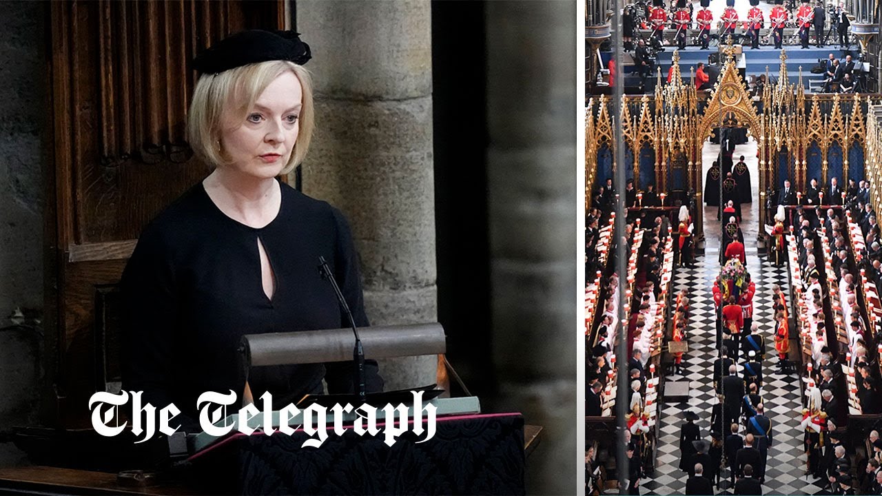Queen Elizabeth II funeral Watch Liz Truss give reading and of Canterbury deliver