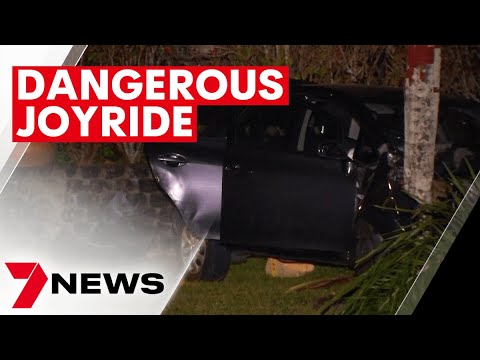 Teenage boy seriously injured after stolen car crashes into tree in ...