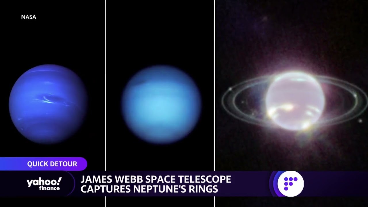 NASA releases James b telescope images of Neptune’s rings The