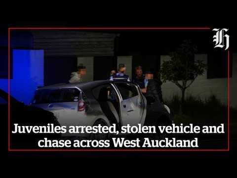 Juveniles arrested after stolen vehicle and chase across West Auckland ...