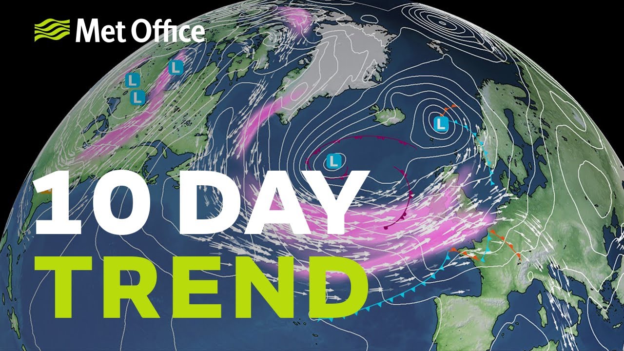10 day trend 12/10/22 Changeable weather before a shift in the jet