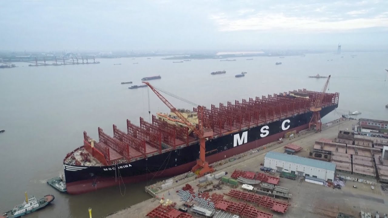 World's largest container ship undocks from east China - The Global Herald