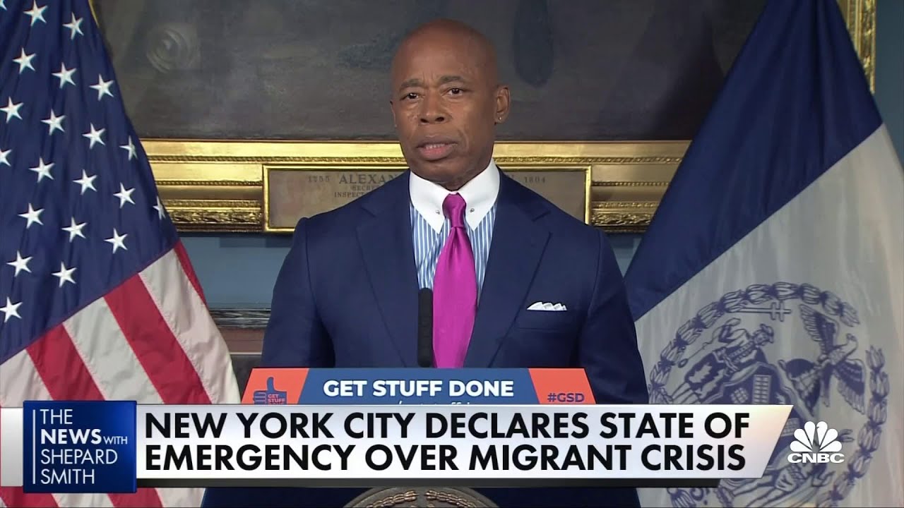 New York City declares state of emergency over migrant crisis - The ...