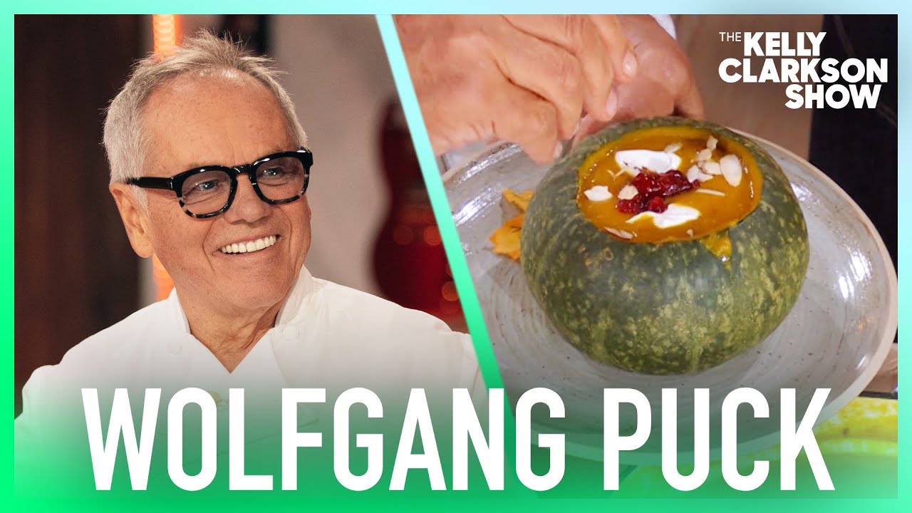 Wolfgang Puck Makes Kelly's Favorite Butternut Squash Soup The Global