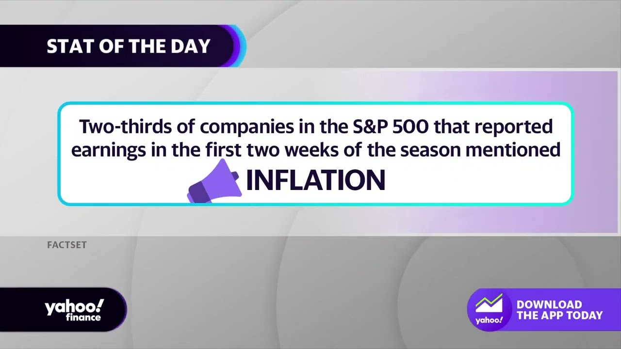 Inflation mentioned by two-thirds of S&P 500 companies on earnings ...