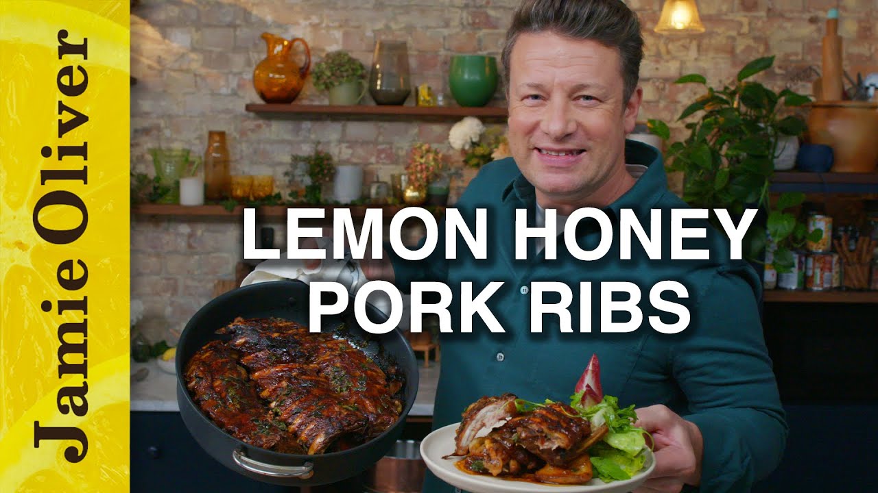 ONE Pan Lemon Honey Pork Ribs Jamie Oliver The Global Herald