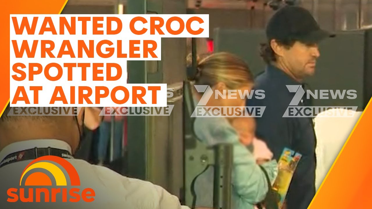 Wanted crocodile wrangler Matt Wright spotted at Sydney Airport ...