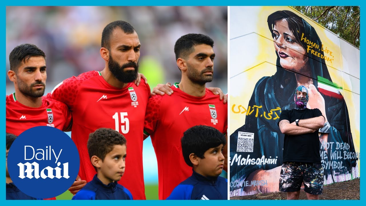 Iranian fans boo Iran national anthem as team protest death of Mahsa