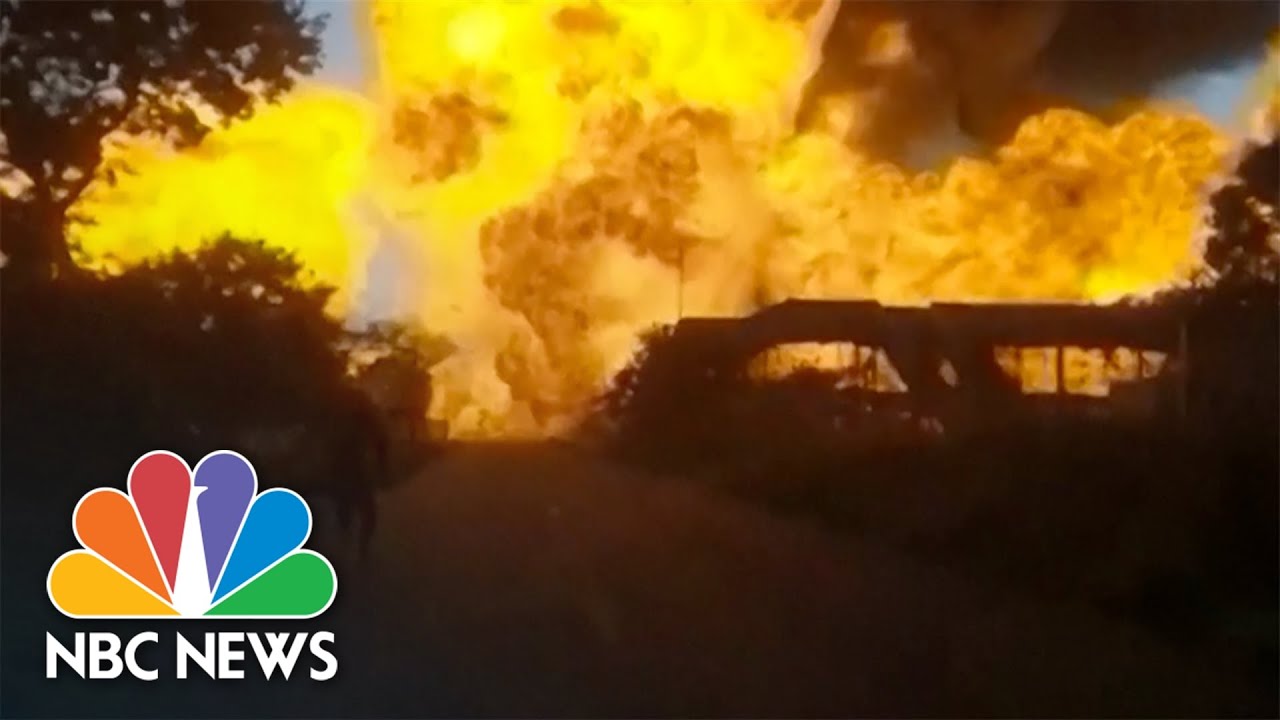 Watch Video Captures Moment Gas Tanker Explodes In Johannesburg
