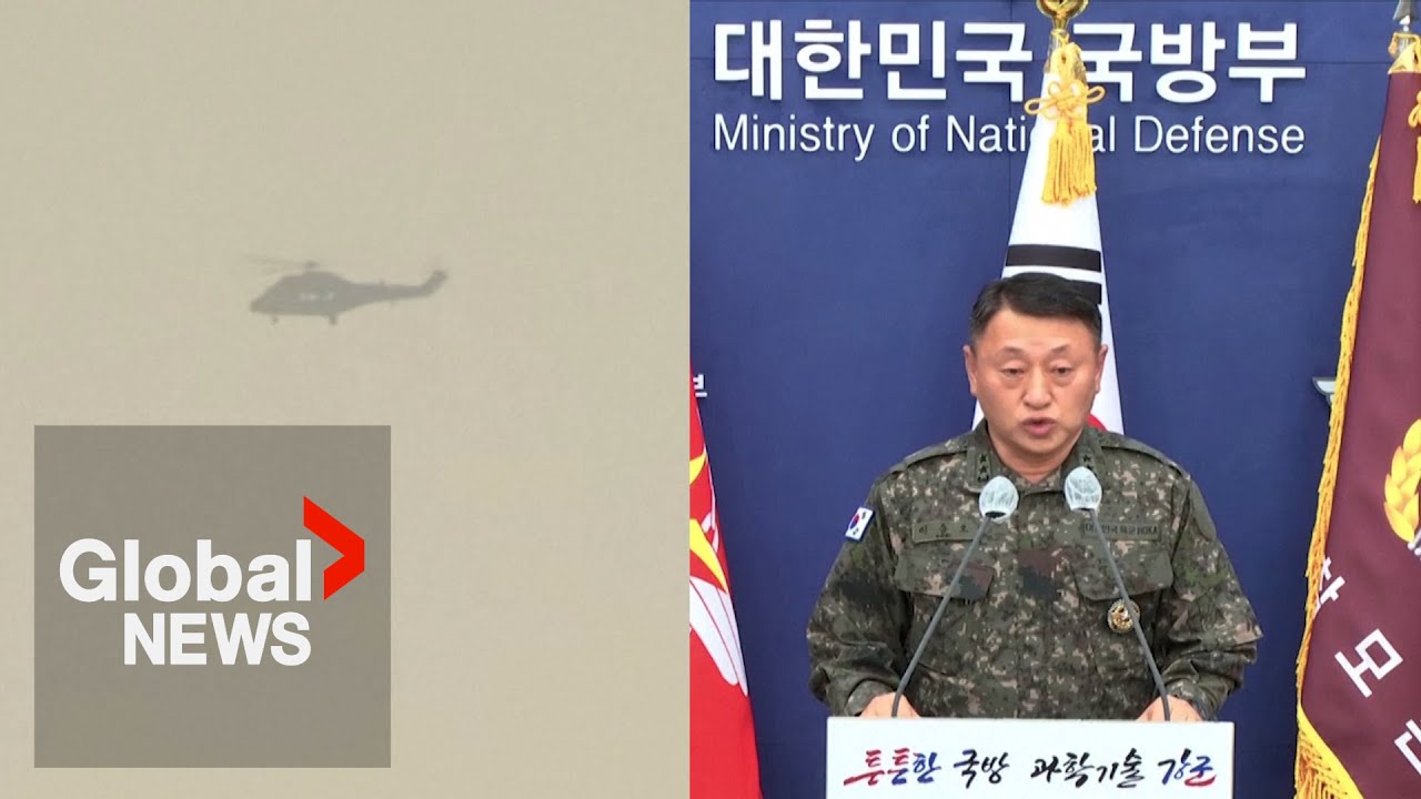 North Korean drones intrude airspace, South Korea fires 100 shots in