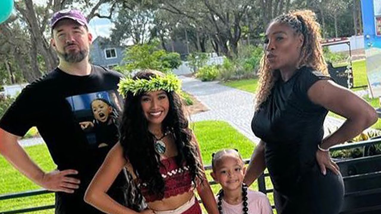 Serena Williams SURPRISES Daughter Olympia With MOANA PARTY! The