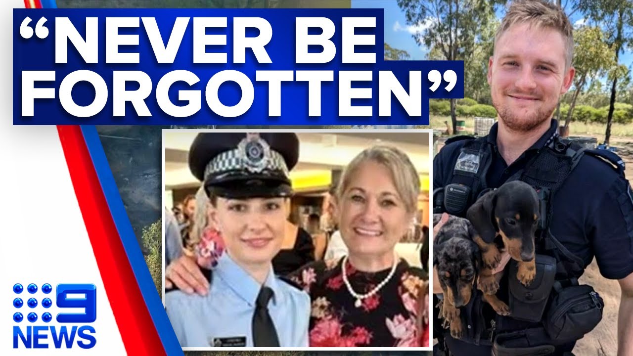 Communities in mourning after police officers killed in ambush | 9 News ...