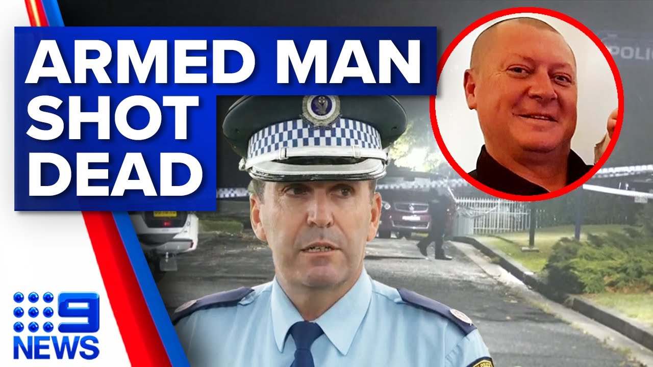 Father of two armed with rifle shot dead by NSW police | 9 News ...