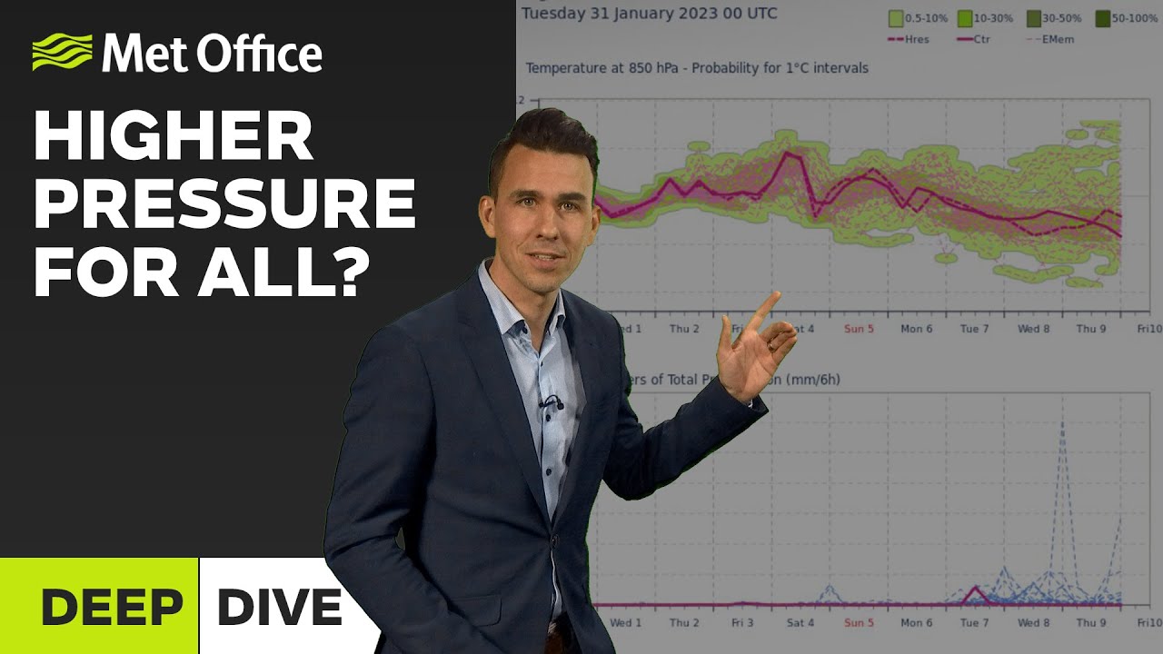 Deep Dive 31/01/2023 – Windy start, higher pressure later? – Met Office 