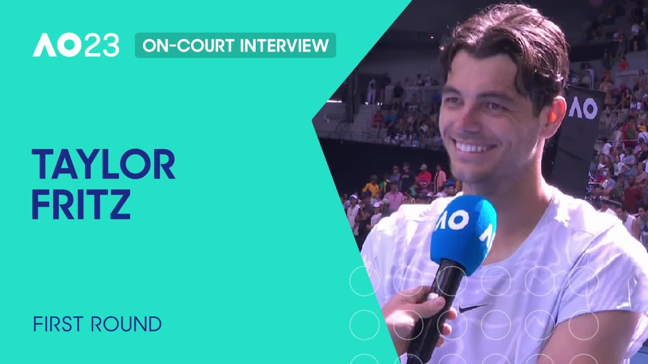Taylor Fritz On-Court Interview | Australian Open 2023 First Round ...