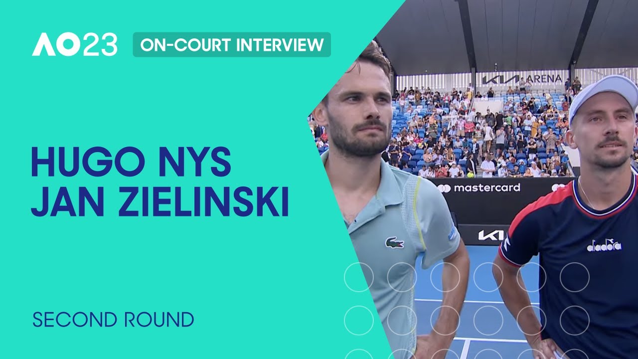 Nys/Zielinski OnCourt Interview Australian Open 2023 Second Round