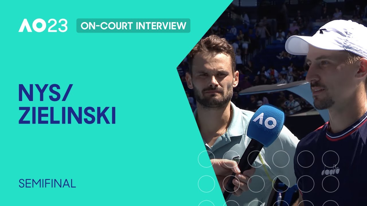 Nys/Zielinski OnCourt Interview Australian Open 2023 Semifinal The