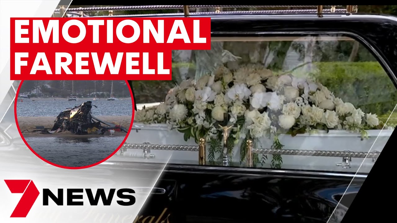 Mourners have said goodbye to Seaworld helicopter crash victim Vanessa