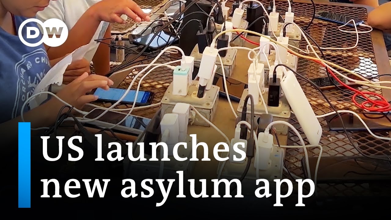 US launches online asylum system at Mexico border | DW News - The ...