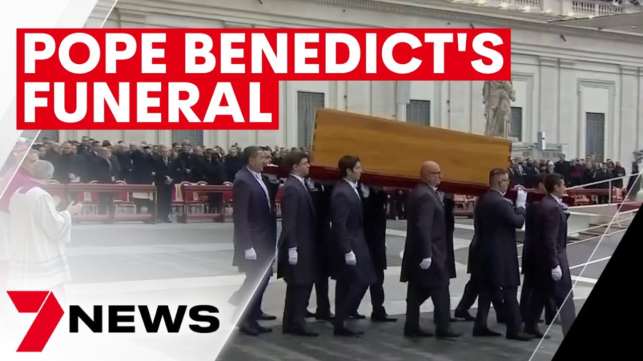 Pope Benedict XVI laid to rest in Vatican City funeral service | 7NEWS