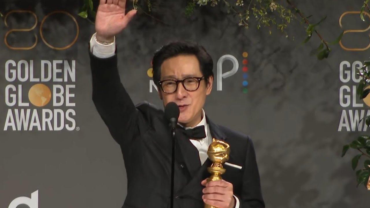 Golden Globes 2023 Ke Huy Quan (Full Backstage) The Global Herald