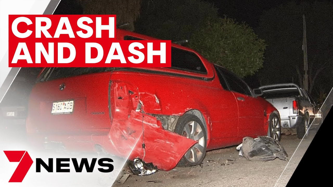 Driver on the run after hit-run crash at Woodville Gardens | 7NEWS ...