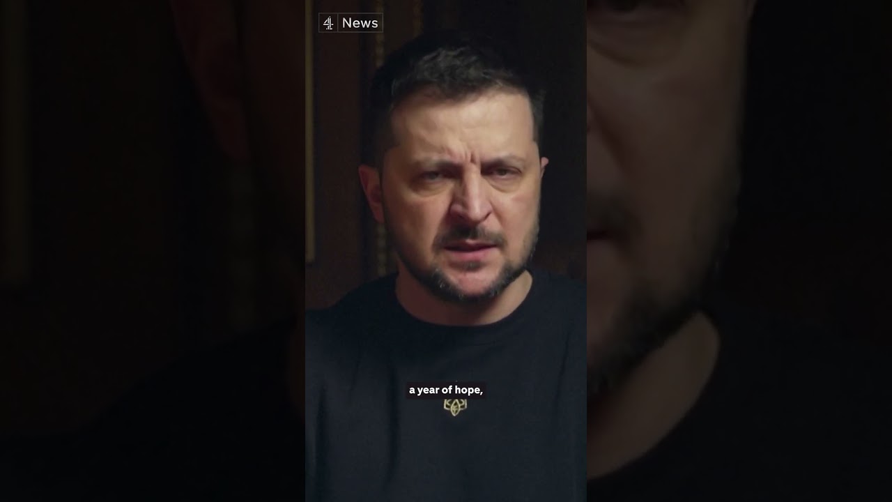 Ukraine War: One-year on Zelenskyy says his country will win - The