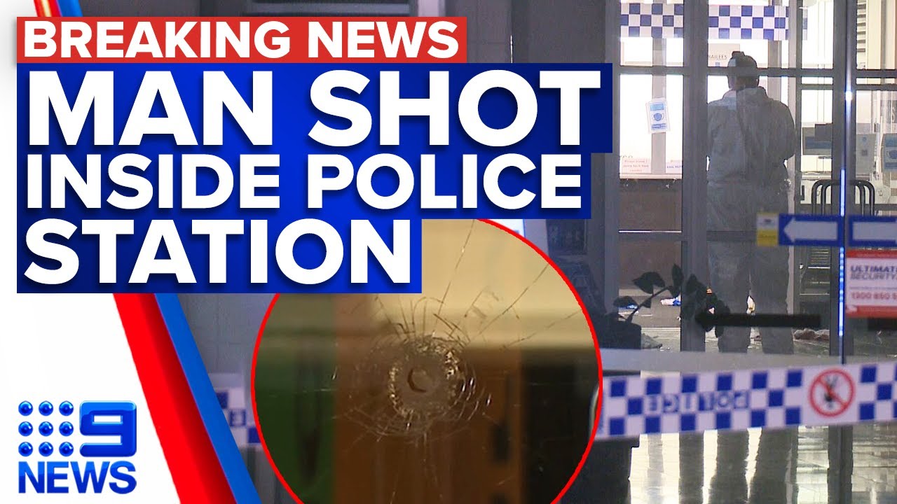 Man shot dead inside Sydney police station | 9 News Australia - The ...