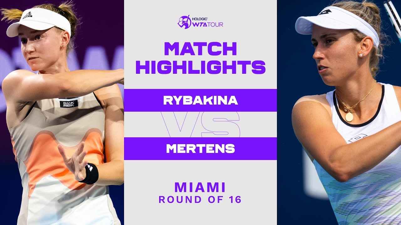 This Wta Tennis Match Is Insane: Rybakina Vs Mertens In Cincinnati! - apwmpji
