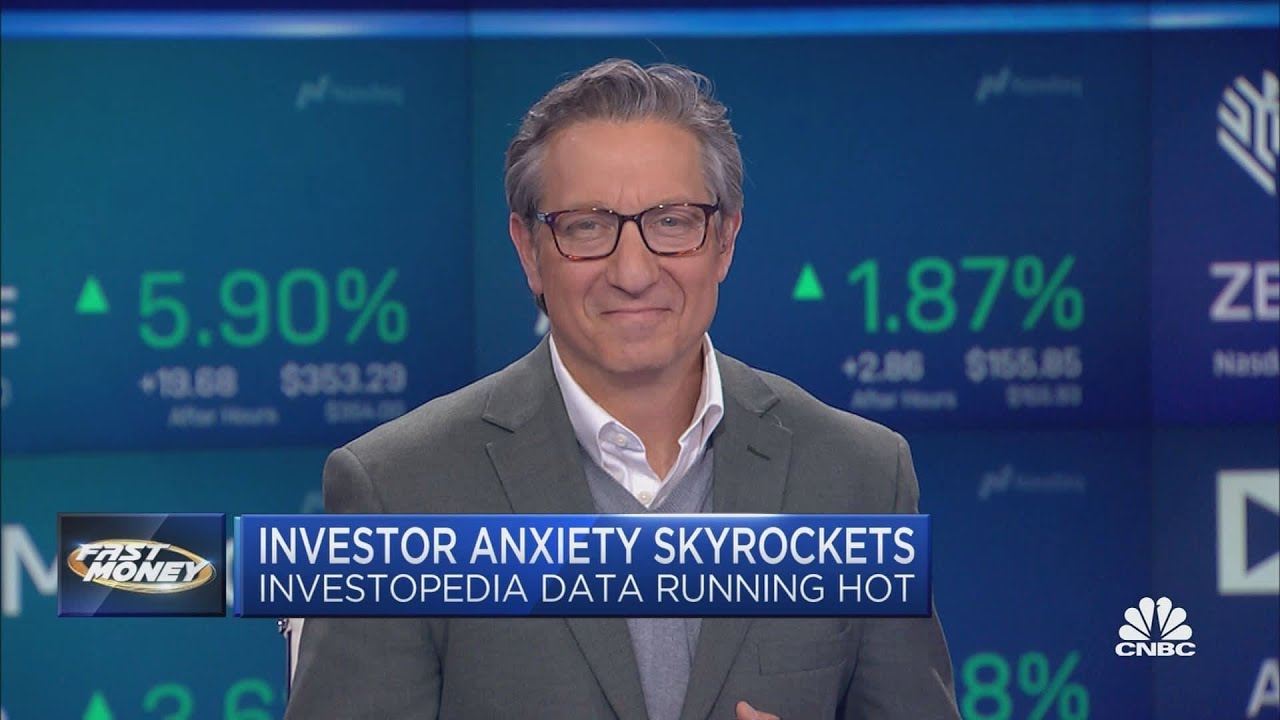 Anxiety index screaming like a toddler who dropped ice cream, says