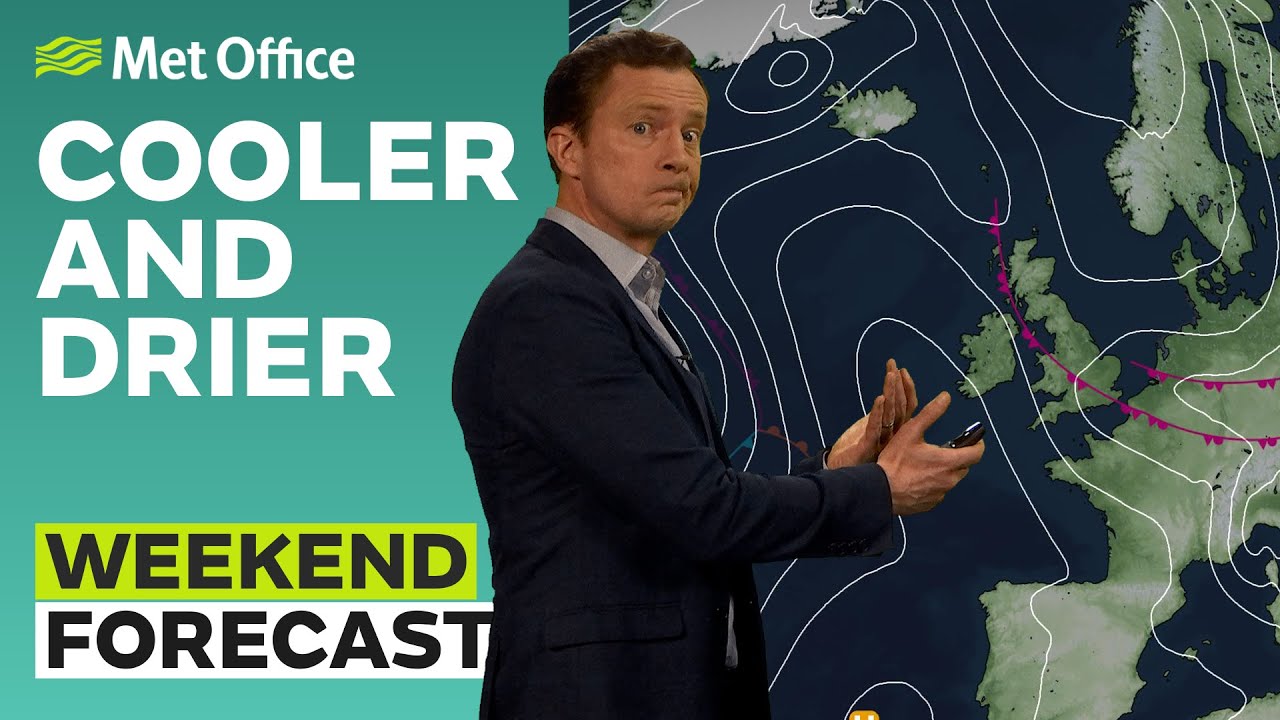 Weekend Weather 30/03/2023 Turning drier and cooler Met Office UK