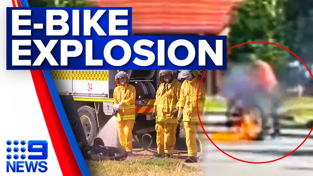 Homemade ebike battery explodes midride in Adelaide 9 News