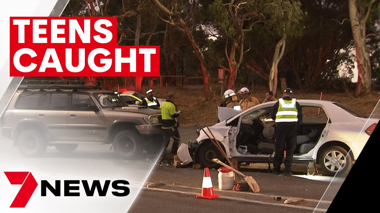 Teen boys accused of crashing stolen car at Chandlers Hill | 7NEWS ...