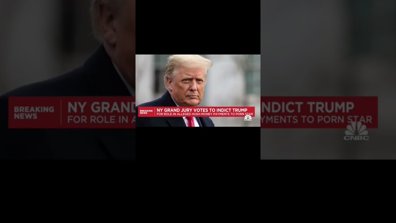 Former President Donald Trump indicted by New York grand jury #Shorts ...